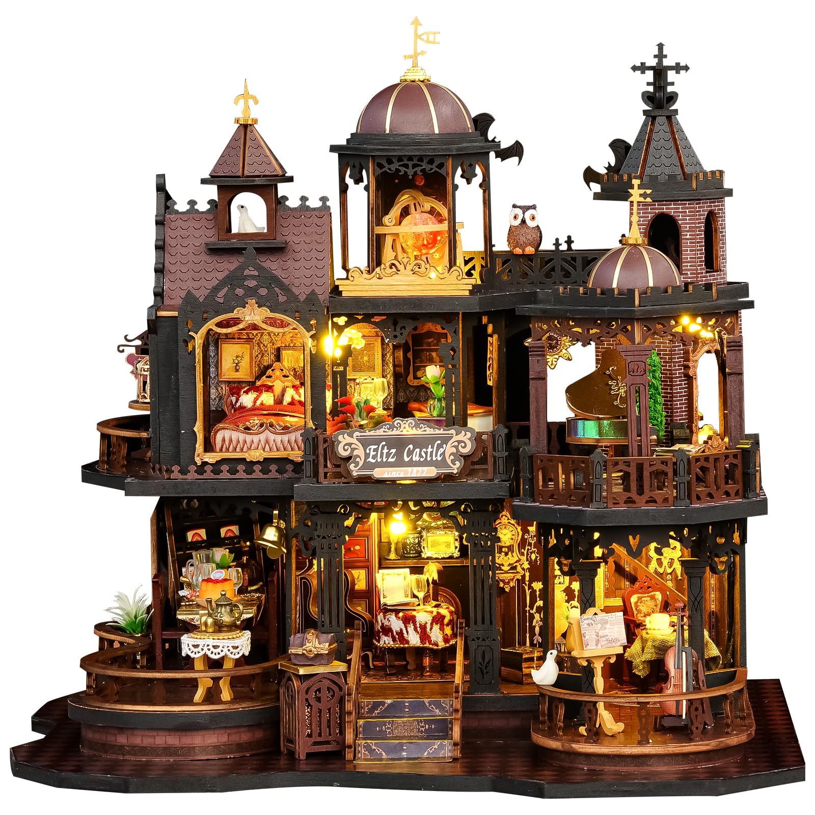 Amazon.com: Booktop DIY Doll House, Edinburgh Castle Miniature